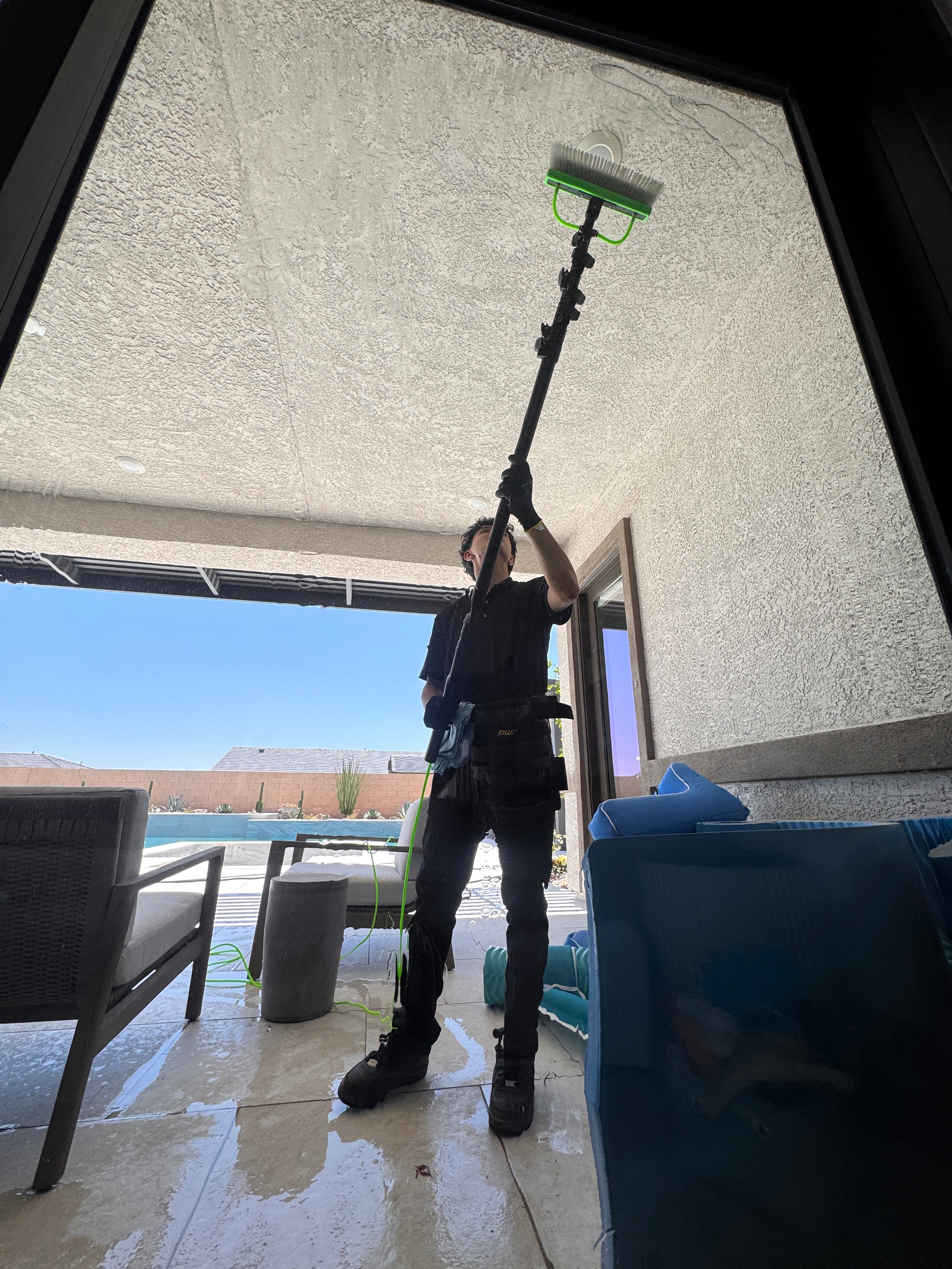 Residential window cleaning